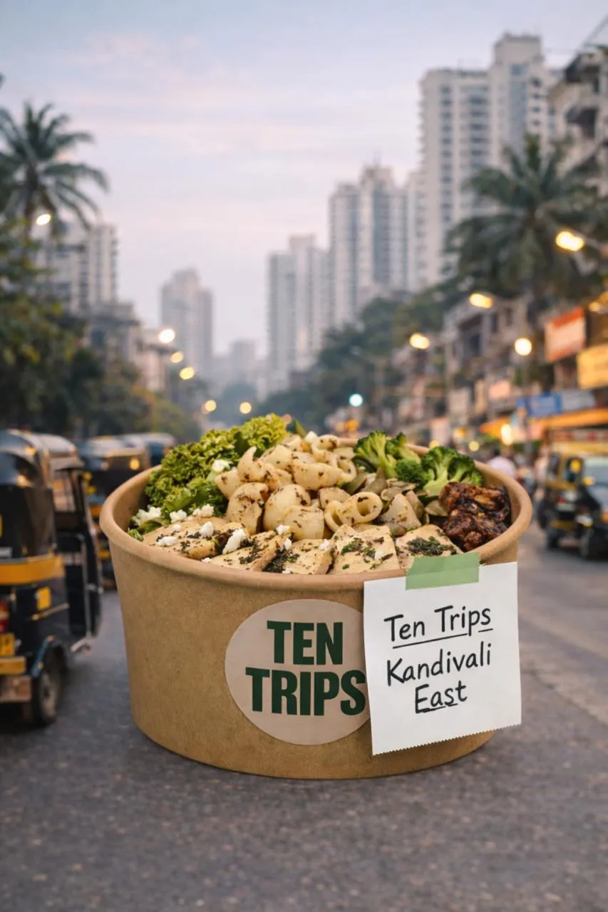 Ten Trips Cafe Kandivali East Mumbai bowl
